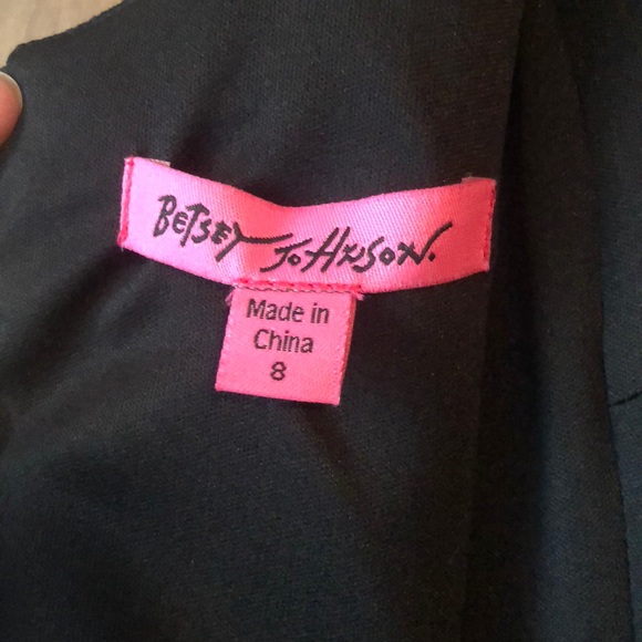 Betsy Johnson LBD neckline cut outs - SS 8 - Picture 5 of 5